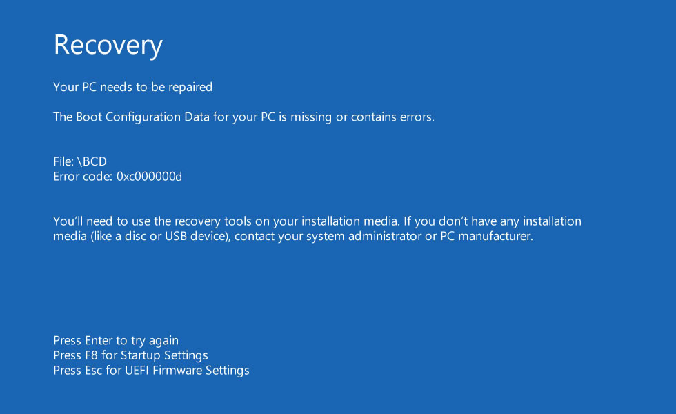 Windows Recovery Key Windows 8
